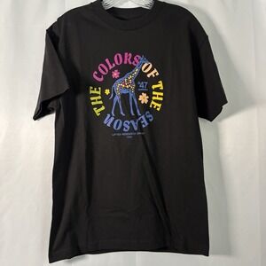 NWT Lifted Research Group LRG Graphic Tee Shirt M Black The Colors Of The Season